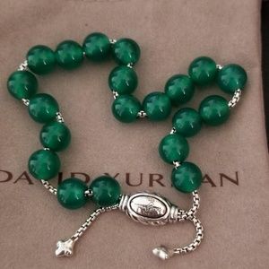 DY Sterling Silver Beaded Bracelet